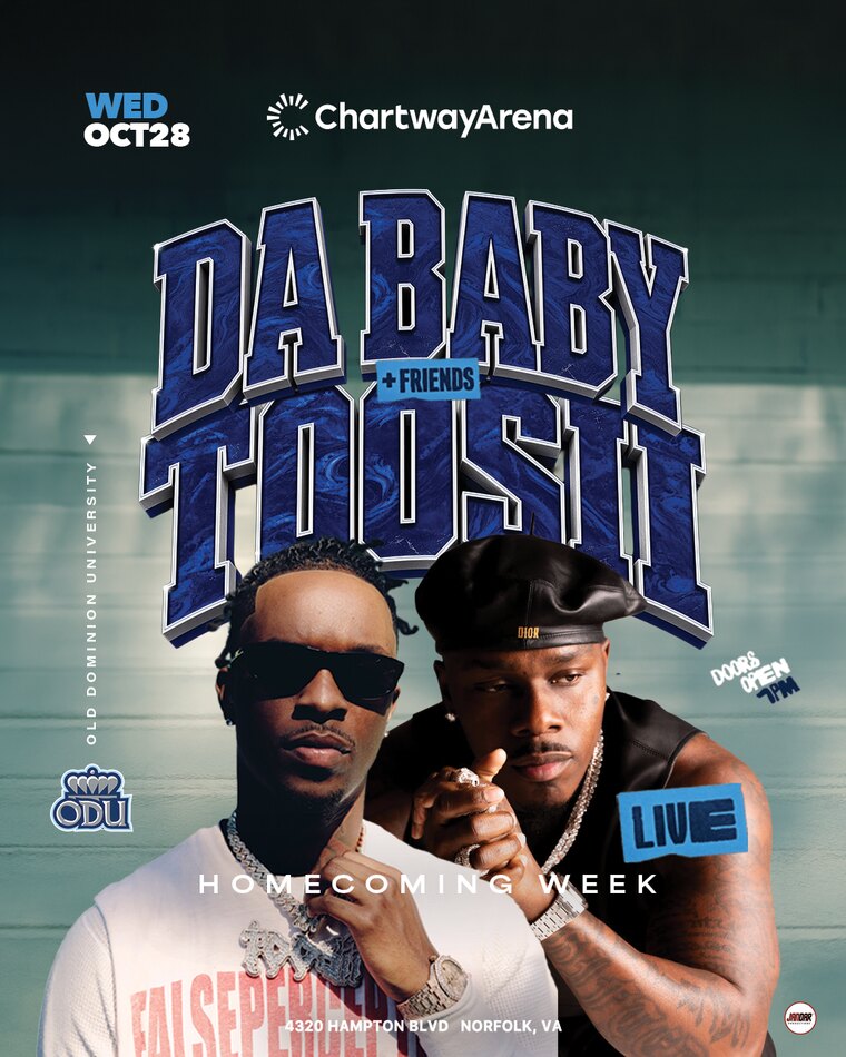 DaBaby and Toosii flyer, 1080 by 1350 Feed Post