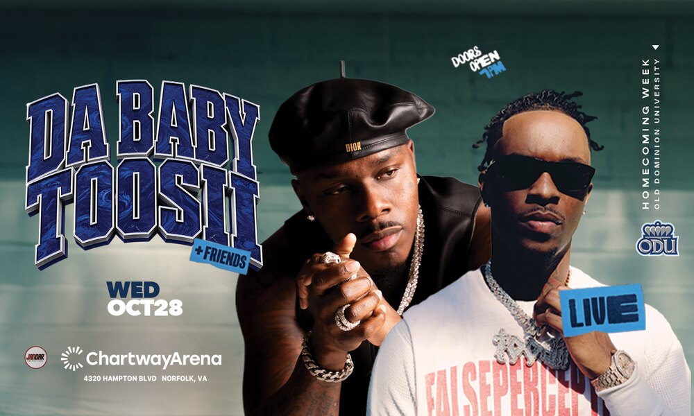 DaBaby and Toosii flyer, 1320 by 792 Landscape
